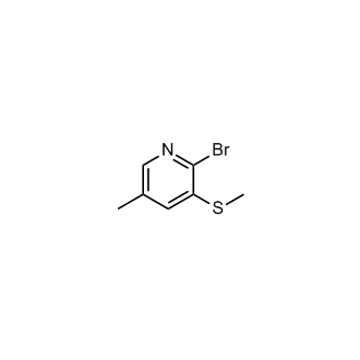 2-Bromo-5-methyl-3-(methylthio)pyridine