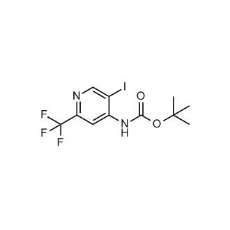 Tert-butyl (5-iodo-2-(trifluoromethyl)pyridin-4-yl)carbamate