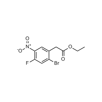 Ethyl 2-(2-bromo-4-fluoro-5-nitrophenyl)acetate