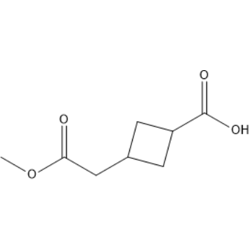 3-(2-Methoxy-2-oxoethyl)cyclobutane-1-carboxylic acid