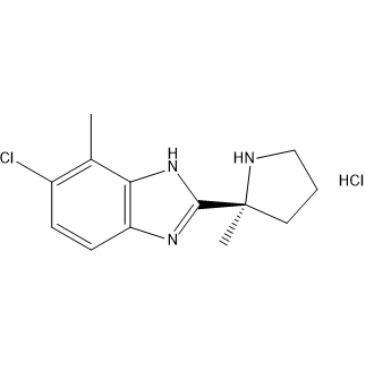(S)-6-chloro-7-methyl-2-(2-methylpyrrolidin-2-yl)-1H-benzo[d]imidazole hydrochloride