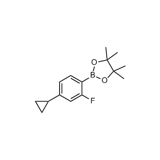 2-(4-Cyclopropyl-2-fluorophenyl)-4,4,5,5-tetramethyl-1,3,2-dioxaborolane