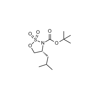 Tert-butyl (R)-4-isobutyl-1,2,3-oxathiazolidine-3-carboxylate 2,2-dioxide
