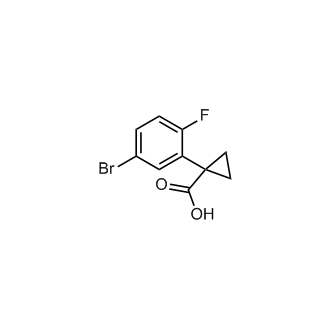 1-(5-Bromo-2-fluorophenyl)cyclopropane-1-carboxylic acid