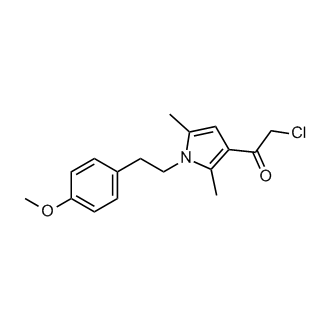 2-Chloro-1-(1-(4-methoxyphenethyl)-2,5-dimethyl-1H-pyrrol-3-yl)ethan-1-one