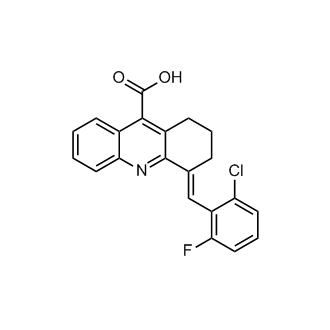 4-(2-Chloro-6-fluorobenzylidene)-1,2,3,4-tetrahydroacridine-9-carboxylic acid