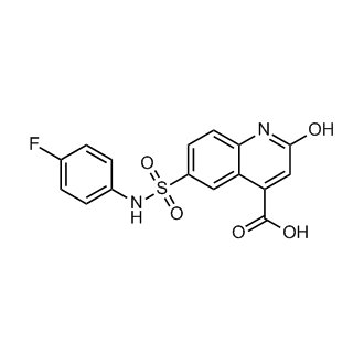 6-(N-(4-fluorophenyl)sulfamoyl)-2-hydroxyquinoline-4-carboxylic acid
