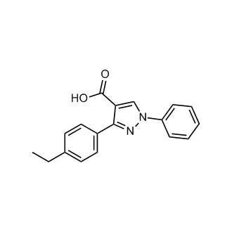 3-(4-Ethylphenyl)-1-phenyl-1H-pyrazole-4-carboxylic acid