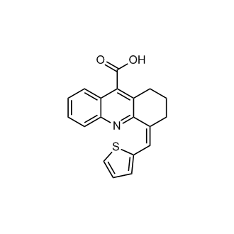 4-(Thiophen-2-ylmethylene)-1,2,3,4-tetrahydroacridine-9-carboxylic acid