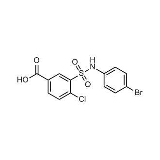 3-(N-(4-bromophenyl)sulfamoyl)-4-chlorobenzoic acid