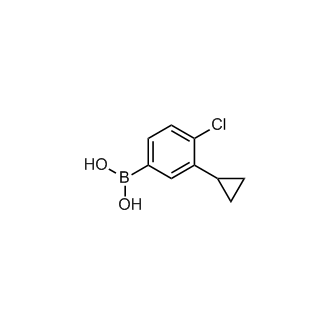 (4-Chloro-3-cyclopropylphenyl)boronic acid
