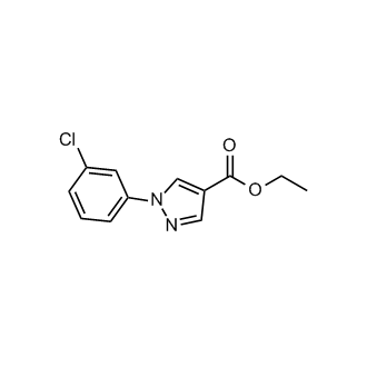 Ethyl 1-(3-chlorophenyl)-1H-pyrazole-4-carboxylate