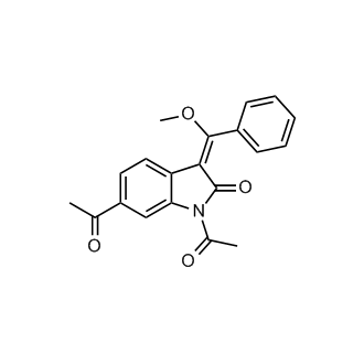 1,1'-(3-(Methoxy(phenyl)methylene)-2-oxoindoline-1,6-diyl)bis(ethan-1-one)