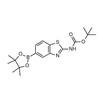 tert-Butyl (5-(4,4,5,5-tetramethyl-1,3,2-dioxaborolan-2-yl)benzo[d]thiazol-2-yl)carbamate