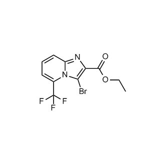 Ethyl 3-bromo-5-(trifluoromethyl)imidazo[1,2-a]pyridine-2-carboxylate