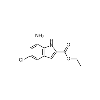 Ethyl 7-amino-5-chloro-1H-indole-2-carboxylate