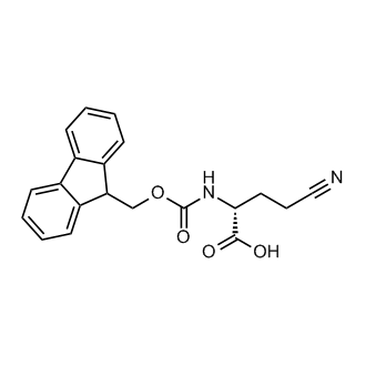 (R)-2-((((9H-Fluoren-9-yl)methoxy)carbonyl)amino)-4-cyanobutanoic acid