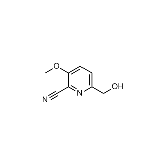 6-(Hydroxymethyl)-3-methoxypicolinonitrile