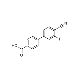 4'-Cyano-3'-fluorobiphenyl-4-carboxylic acid