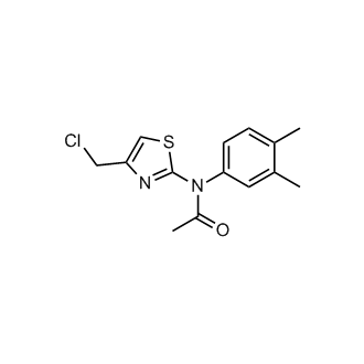 N-(4-(chloromethyl)thiazol-2-yl)-N-(3,4-dimethylphenyl)acetamide