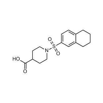 1-((5,6,7,8-Tetrahydronaphthalen-2-yl)sulfonyl)piperidine-4-carboxylic acid