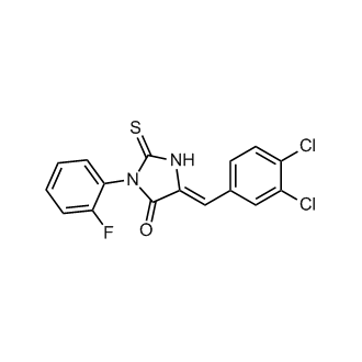 5-(3,4-Dichlorobenzylidene)-3-(2-fluorophenyl)-2-thioxoimidazolidin-4-one