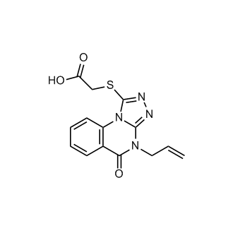 2-((4-Allyl-5-oxo-4,5-dihydro-[1,2,4]triazolo[4,3-a]quinazolin-1-yl)thio)acetic acid