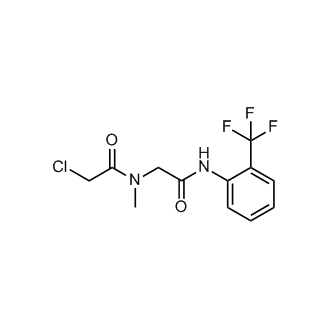 2-Chloro-N-methyl-N-(2-oxo-2-((2-(trifluoromethyl)phenyl)amino)ethyl)acetamide