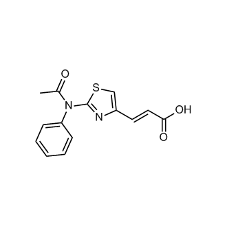 (E)-3-(2-(N-phenylacetamido)thiazol-4-yl)acrylic acid