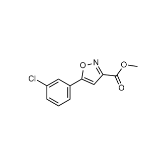 Methyl 5-(3-chlorophenyl)isoxazole-3-carboxylate