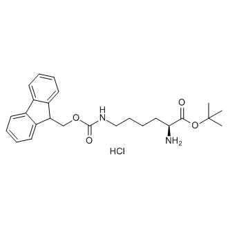 (S)-tert-Butyl 6-((((9H-fluoren-9-yl)methoxy)carbonyl)amino)-2-aminohexanoate hydrochloride