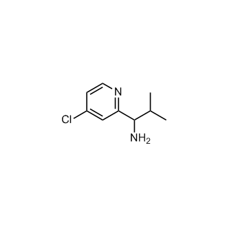 1-(4-Chloropyridin-2-yl)-2-methylpropan-1-amine