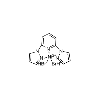 2,6-Bis(N-pyrazolyl)pyridine nickel(II) bromide