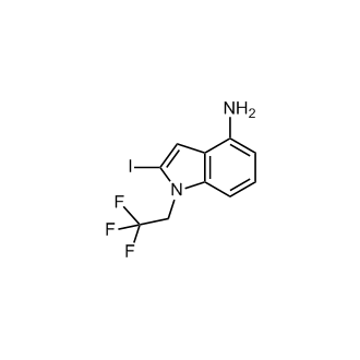 2-Iodo-1-(2,2,2-trifluoroethyl)-1H-indol-4-amine