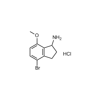 4-Bromo-7-methoxy-2,3-dihydro-1H-inden-1-amine hydrochloride