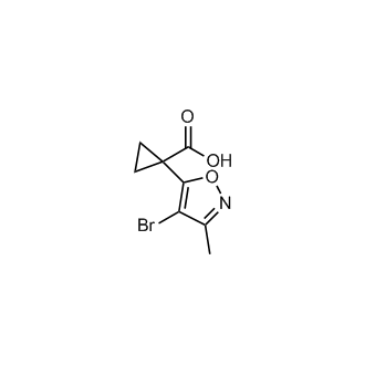 1-(4-Bromo-3-methylisoxazol-5-yl)cyclopropanecarboxylic acid