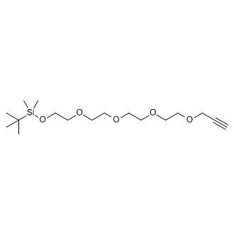 2,2,3,3-Tetramethyl-4,7,10,13,16-pentaoxa-3-silanonadec-18-yne