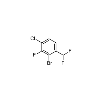 2-Bromo-4-chloro-1-(difluoromethyl)-3-fluorobenzene