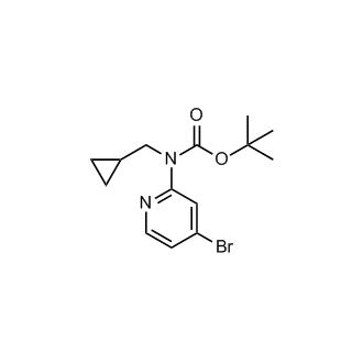 tert-Butyl (4-bromopyridin-2-yl)(cyclopropylmethyl)carbamate