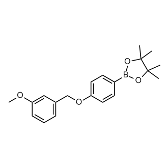 2-(4-((3-Methoxybenzyl)oxy)phenyl)-4,4,5,5-tetramethyl-1,3,2-dioxaborolane