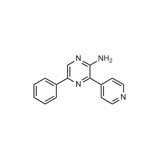 5-Phenyl-3-(pyridin-4-yl)pyrazin-2-amine