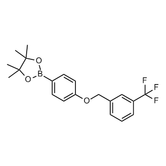 4,4,5,5-Tetramethyl-2-(4-((3-(trifluoromethyl)benzyl)oxy)phenyl)-1,3,2-dioxaborolane