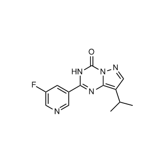 2-(5-Fluoropyridin-3-yl)-8-isopropylpyrazolo[1,5-a][1,3,5]triazin-4(3H)-one