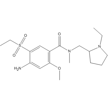 4-Amino-N-((1-ethylpyrrolidin-2-yl)methyl)-5-(ethylsulfonyl)-2-methoxy-N-methylbenzamide (Amisulpride Impurity)