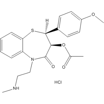 (2S,3S)-2-(4-Methoxyphenyl)-5-(2-(methylamino)ethyl)-4-oxo-2,3,4,5-tetrahydrobenzo[b][1,4]thiazepin-3-yl acetate hydrochloride (Diltiazem Impurity)