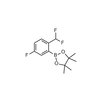 2-(2-(Difluoromethyl)-5-fluorophenyl)-4,4,5,5-tetramethyl-1,3,2-dioxaborolane