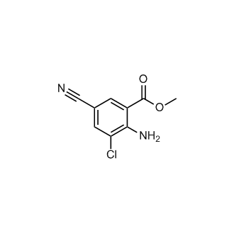 Methyl 2-amino-3-chloro-5-cyanobenzoate