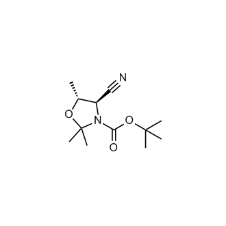 (4R,5R)-tert-Butyl 4-cyano-2,2,5-trimethyloxazolidine-3-carboxylate