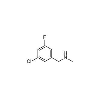 1-(3-Chloro-5-fluorophenyl)-N-methylmethanamine