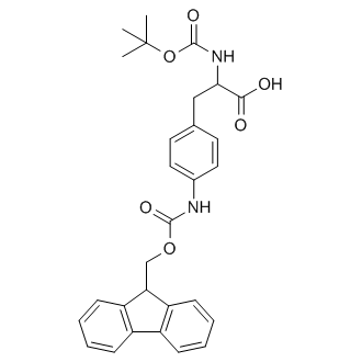 3-(4-((((9H-fluoren-9-yl)methoxy)carbonyl)amino)phenyl)-2-((tert-butoxycarbonyl)amino)propanoic acid